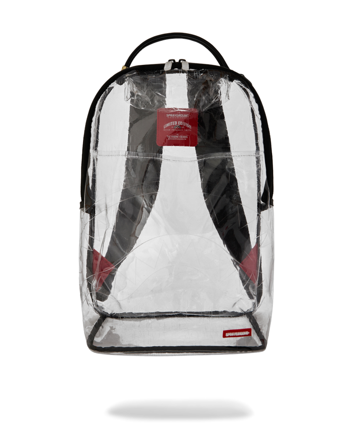 SPRAYGROUND® BACKPACK EMBOSSED GRAFF FULLY CLEAR BACKPACK