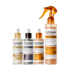 Dr.Melaxin Peel Shot Glow Rice Ampoule Duo & Kojic Acid Duo