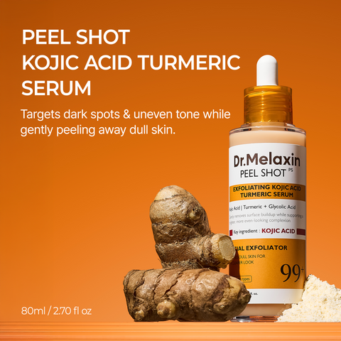 Dr.Melaxin Peel Shot Glow Rice Ampoule Duo & Kojic Acid Duo