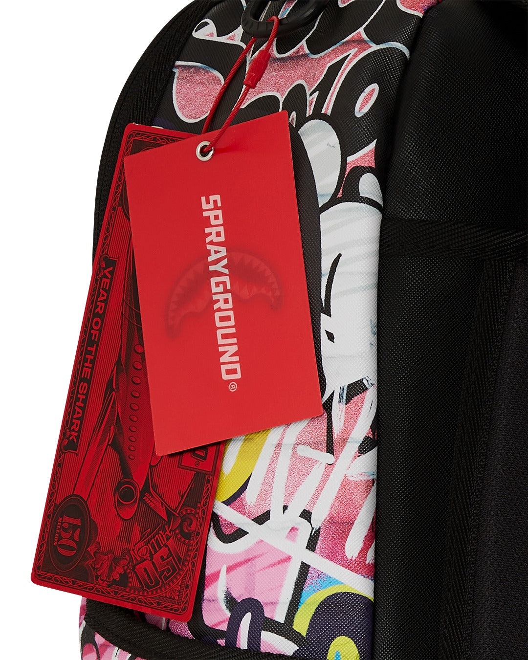 PINK PANTHER PAINTING OVER GRAFFITI DLXR BACKPACK