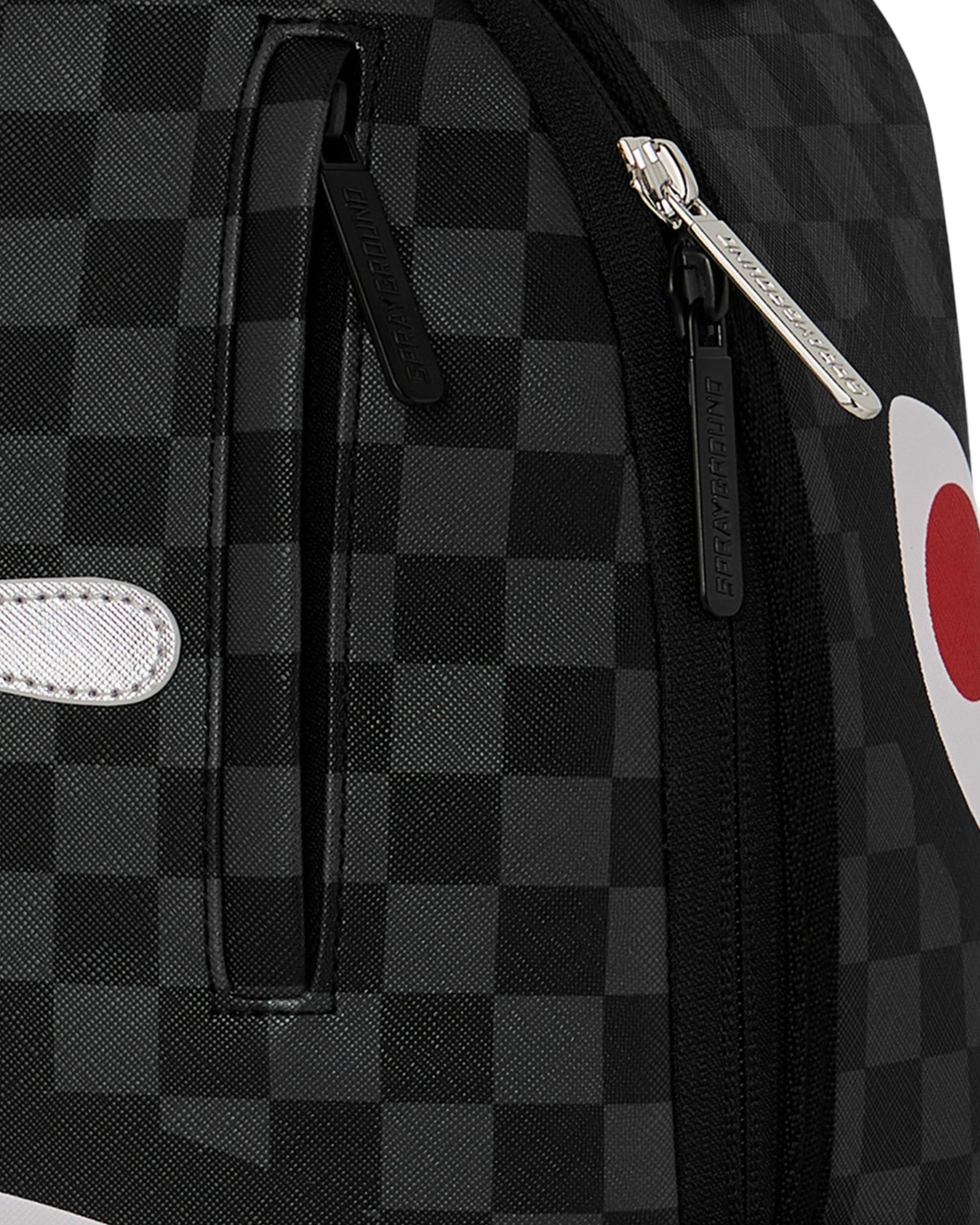 SILVER SIDE DRIP BLACK CHECK DLXSV BACKPACK