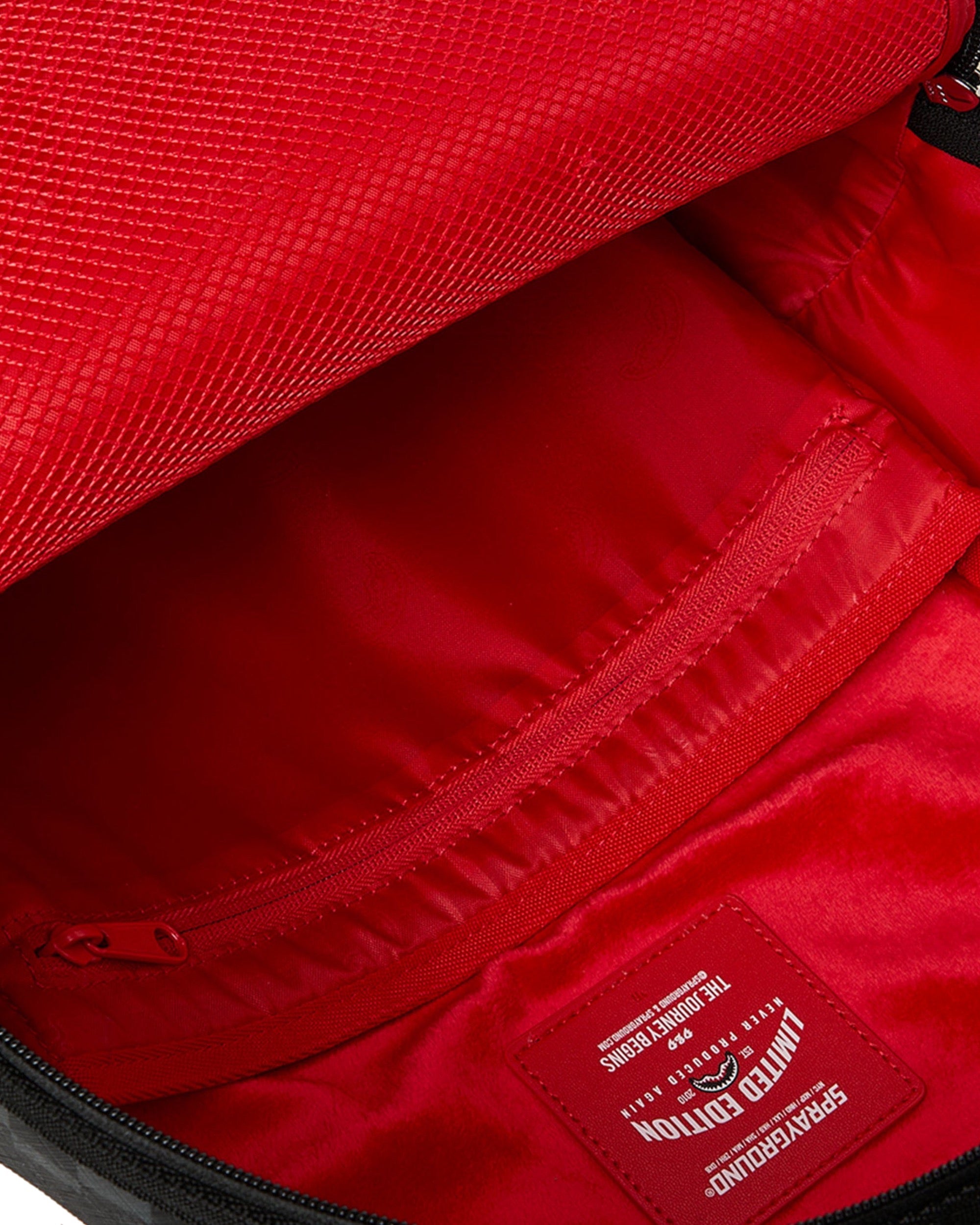 SILVER SIDE DRIP BLACK CHECK DLXSV BACKPACK