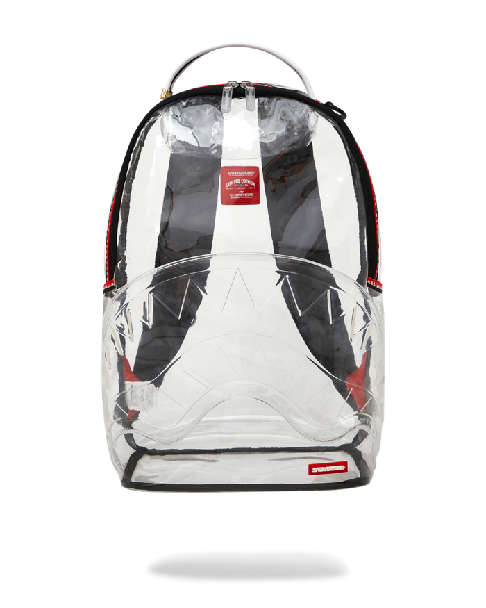SPRAYGROUND® BACKPACK VSM PIPING DLX CLEAR BACKPACK