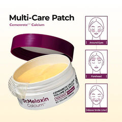 Dr.Melaxin Cemenrete CalciumVolume Eye Patch for SaggingUnder Eye Skin, Eye Mask Carefor Wrinkles, Puffy Eyes & DarkCircles (6OPatches)