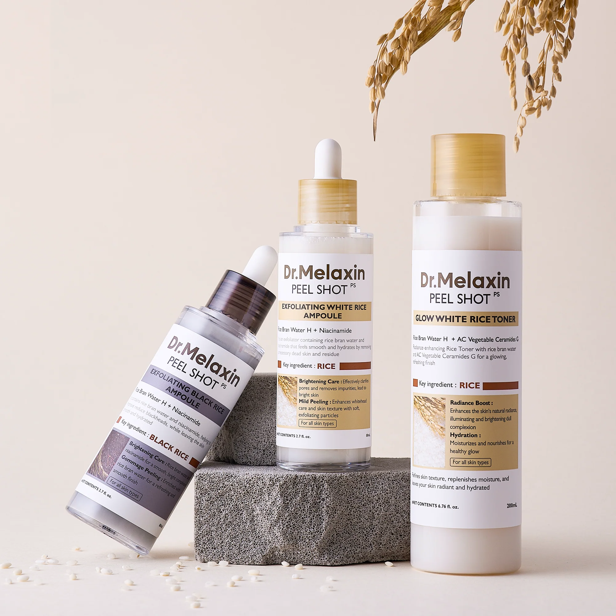 Peel Shot Exfoliating Glow Rice Line